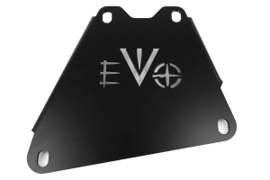 EVO Manufacturing Transmisson and Oil Connection Skid Black - JK 2007-11