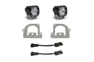 Baja Designs S1 Series W/C Fog Light Kit - Clear  - Bronco Sport 2021+