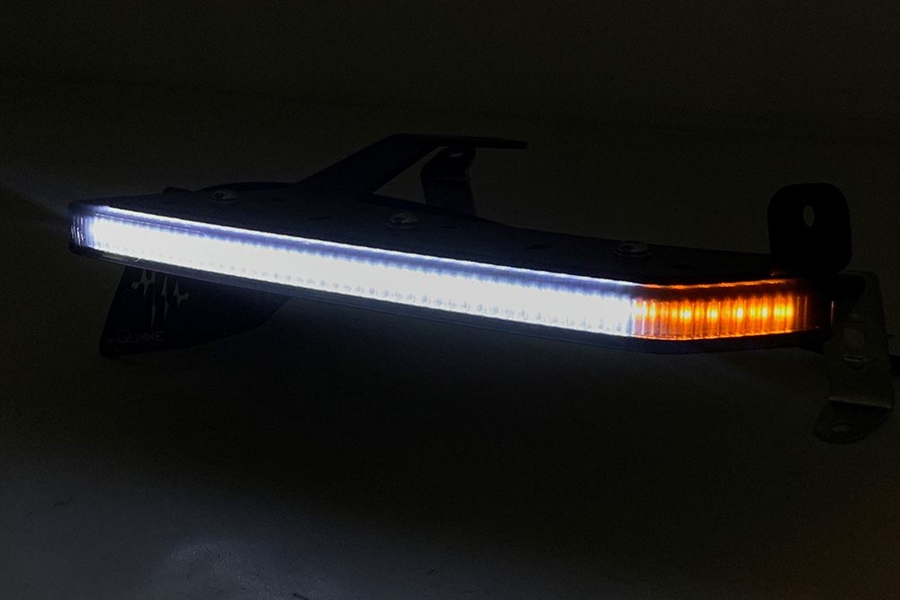 Quake LED Slim Smoked DRL Fender Chop Kit - JT Overland / JL Sahara