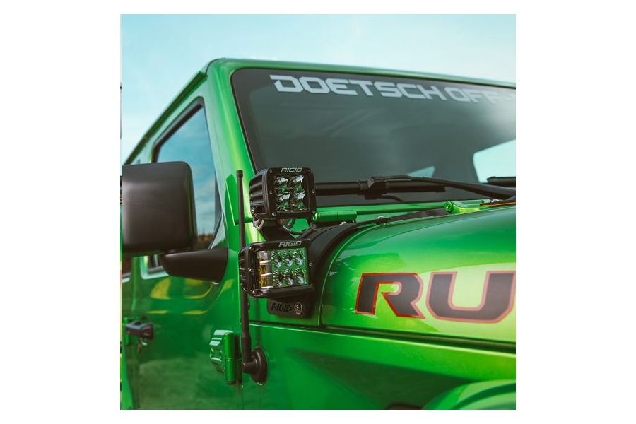 Rigid Industries Cowl Mount Short Standoff Kit - JL