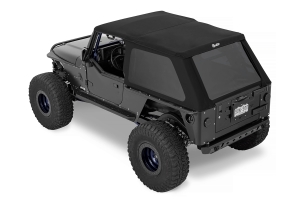 Bestop Trektop Slantback Soft Top - Black Twill - LJ