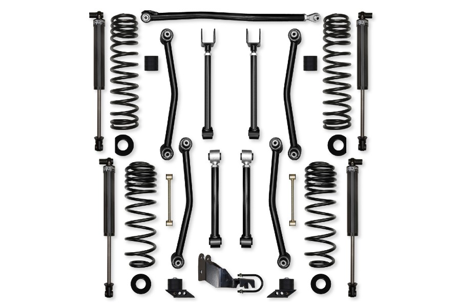 Rock Krawler 2.5in Ultimate Adventure Mid-Arm Lift Kit - Stage 1 w/ RRD Shocks ( Part Number: JL25UA-4XES1)
