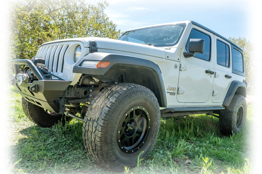Turn Offroad Rock Slider Steps - Frame-Mount System - JL 4dr 