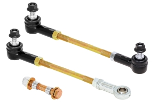 RockJock Adjustable Front Sway Bar End Link Kit (8.5in Long) - Pair - JT/JL