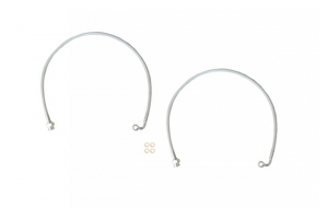  EVO Manufacturing D44 Rear Brake Line for 2.5in Lift - Pair  - JL 