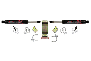 Skyjacker High Clearance Black Max Dual Steering Damper Kit - Black - JT/JL