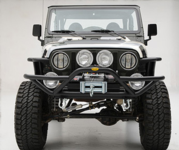 Smittybilt SRC Front Bumper Black - TJ/LJ/YJ