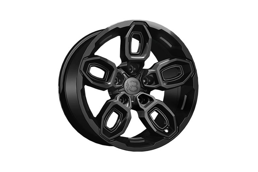 Bawarrion Bee 17x9 5x5 4mm Wheel - Matte Black w/ Matte Black Logo - JL/JT/JK