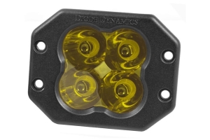 Diode Dynamics SS3 Sport Flush Mount LED Pod - Yellow Spot