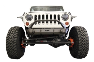 VKS Fab Shorty V2.5 Front Bumper w/ Hoop - Bare - JK