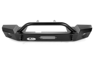 LOD Signature Series Mid-Width Front Bumper w/ Bull Bar Black Powder Coated