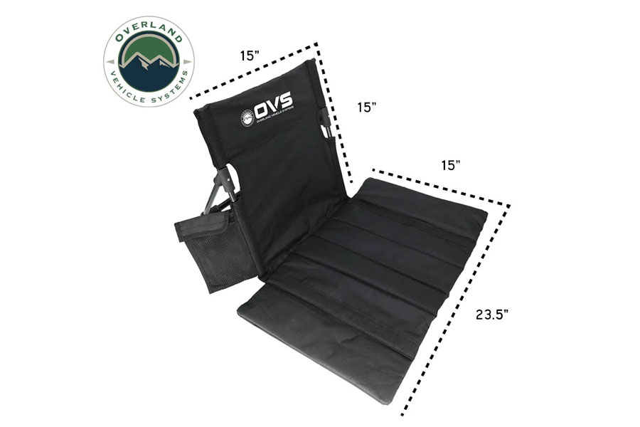 Overland Vehicle Systems Kick It Camp Floor Seats w/ Storage Bag
