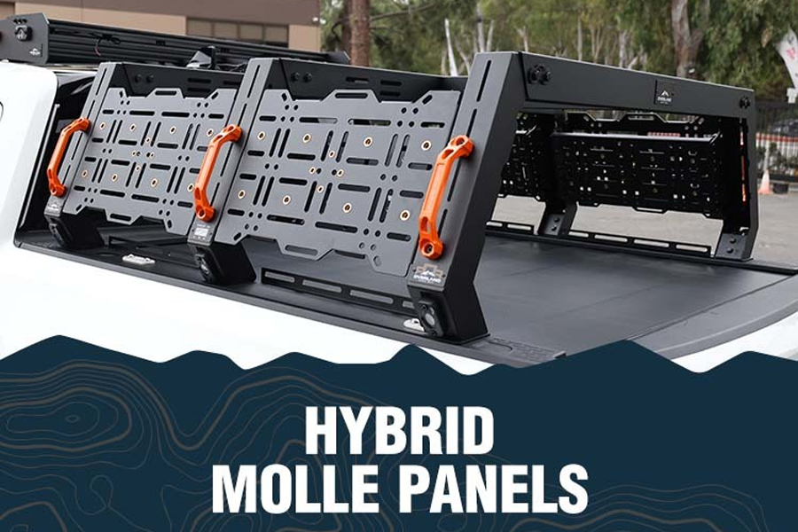 Overland Vehicle Systems Ruff Rax Modular Bed Rack   - JT 5ft Bed