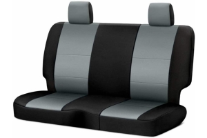 CoverKing Neoprene Rear Seat Cover - Black/Gray - JK 4dr 2007