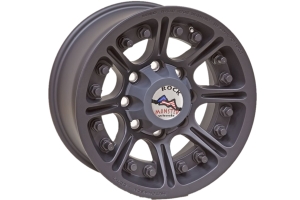 Hutchinson Rock Monster Beadlock Wheel, Matte Black 17x8.5 8x6.5 