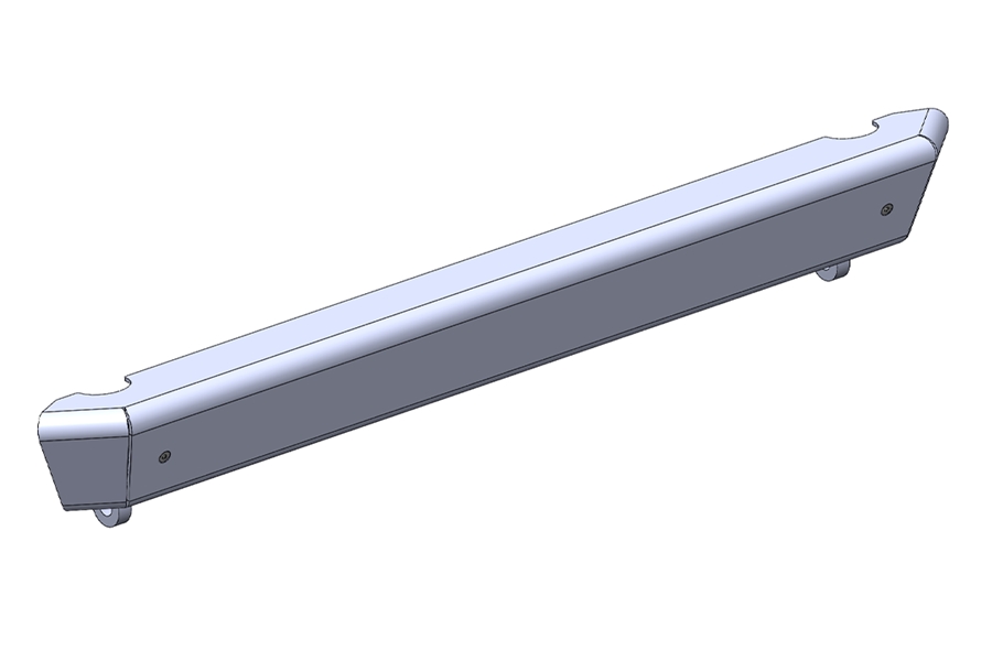 Savvy Offroad Legacy Aluminum Rear Bumper - Bare - LJ/TJ