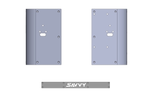 Savvy Offroad Legacy Aluminum Corner Armor - Bare - TJ