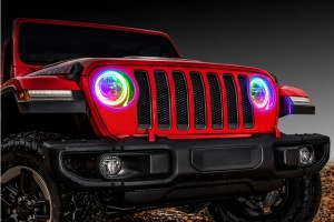 Oracle LED ColorShift Headlight Surface-Mount Halo Kit - JT/JL