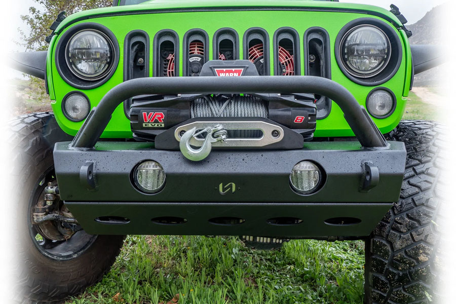 Turn Offroad Front Bumper w/ Full Skid Plate - JK/JL/JT
