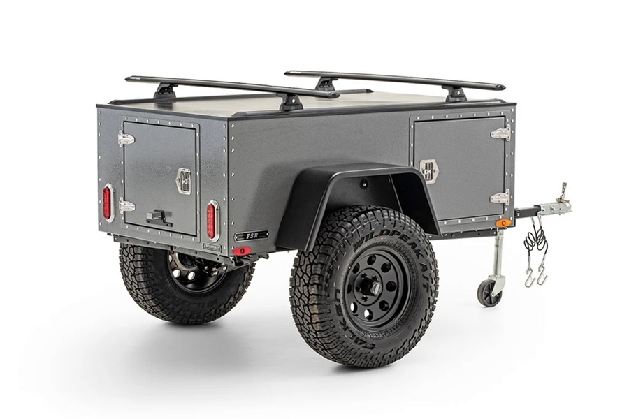 FreeSpirit Recreation Overlander Trailer w/ Rhino Vortex 65 Kit - Grey