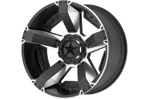 XD Series XD811 Rockstar II Wheel, Matte Black w/ Accents 18x9 5x5/5x5.5 - CJ/JK/JL/JT
