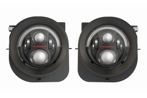 JW Speaker 8700 Evolution 2R LED Headlight Kit - Black - Renegade 2015+