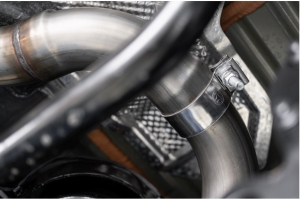 MBRP 2.5in Cat-Back Single Rear Exit Exhaust System - T304 Stainless Steel - JL 2.0L/3.6L