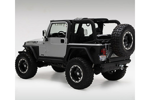 Smittybilt XRC Fender Flares Rear Black - LJ/TJ