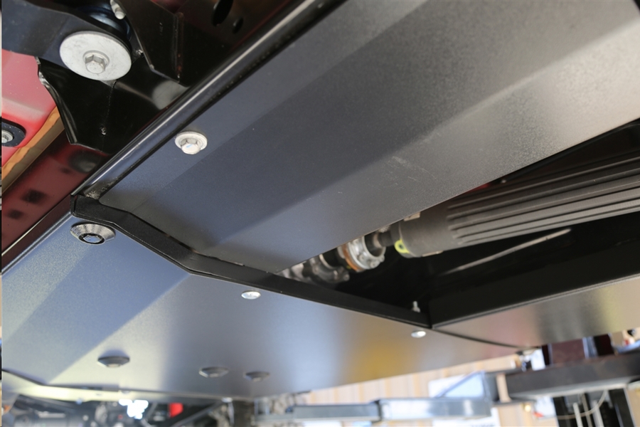 Rock Hard Complete Bellypan Skid Plate System w/Dual Crossmembers- Aluminum - JL 3.6L 2dr