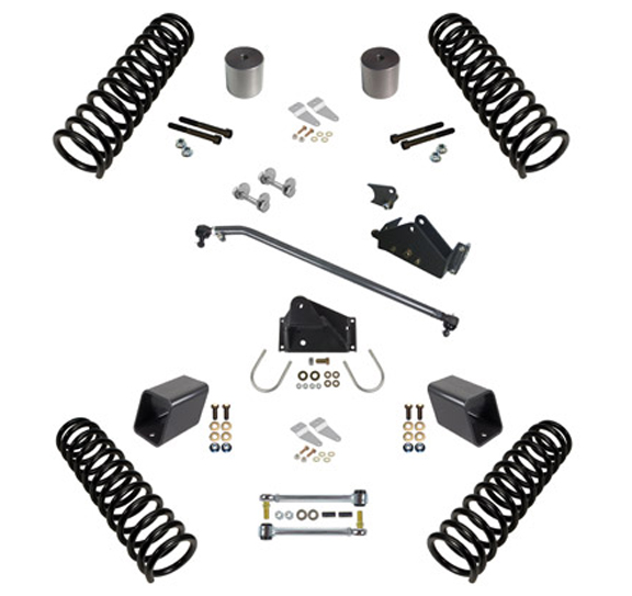 Synergy Manufacturing 3in Suspension System Lift Kit, Stage 1.5 - JK 4DR
