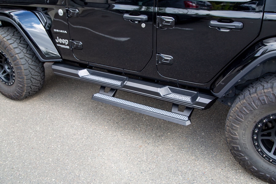LOD Armor Lite Rock Slider Long Drop Steps - Pair - JT/JL/JK