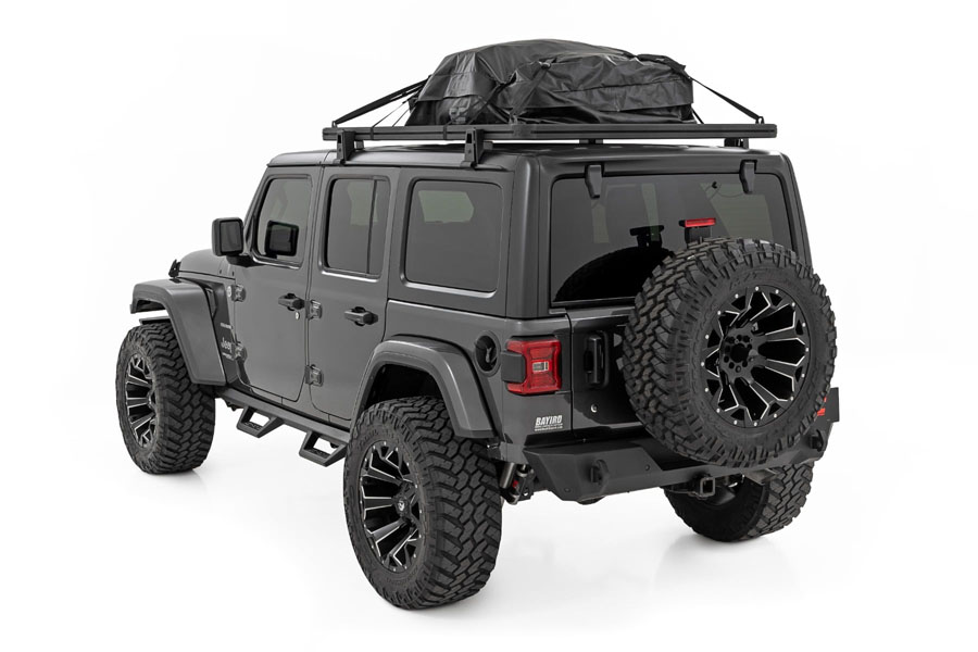 Rough Country Hard Top Extruded Roof Rack - JL