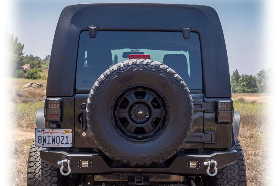 Turn Offroad Safari Style Hard Top, White Gel Coat w/ Insulated Black Foam Headliner - JK 2DR