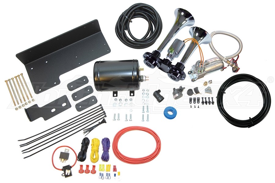 Jeep JK Kleinn Air Horn System w Model 99 Air Horn Jeep Rubicon 2007