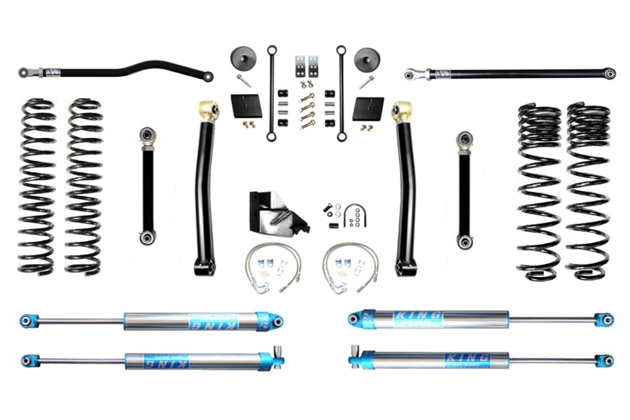 Evo Manufacturing 4.5in Enforcer Stage 3 Plus Lift Kit w/ Comp Adjusters - JT