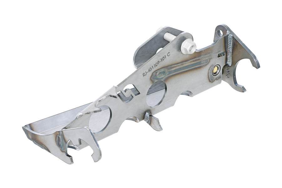 RockJock Currectlync High Steer Trac Bar Relocation and Ram Assist Mount - JK 