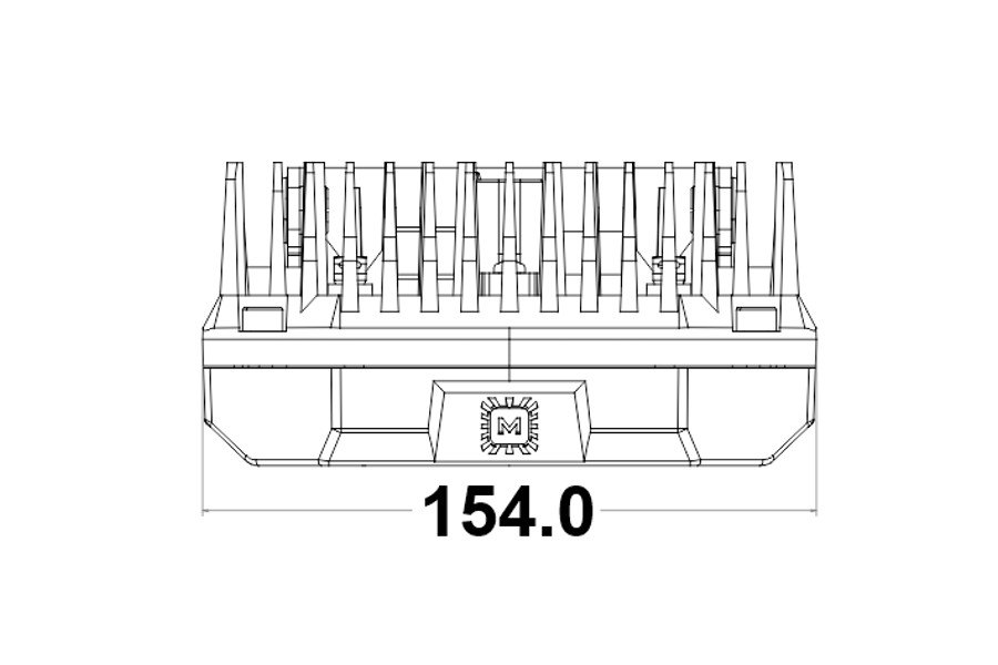 Morimoto BigBanger NCS LED Pod, Amber DRL, Spot, Yellow, Each