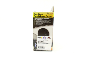 Rugged Ridge Locking Gas Cap Door Black Steel  - JK