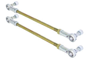 RockJock Anti-Rock Rear Sway Bar End Links w/ Heims - 14in