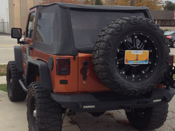 Ace Engineering Spare Tire Plate Relocator - JK/TJ