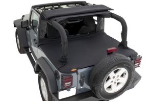 Bushwacker Trail Armor Flatback Soft Top - Black