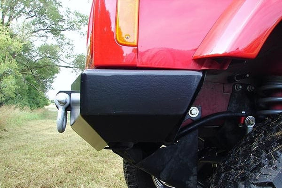 Rock Hard 4x4 Patriot Series Full Width Front Bumper - Black - XJ