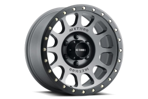 Method Race Wheels 305 NV Series Wheel 17x8.5 6x5.5 Titanium Matte Black Lip - Bronco 2021+