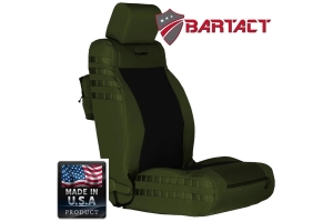 Bartact Tactical Series Front Seat Covers - Olive/Blue, Non-SRS Compliant - JK 2007-10 