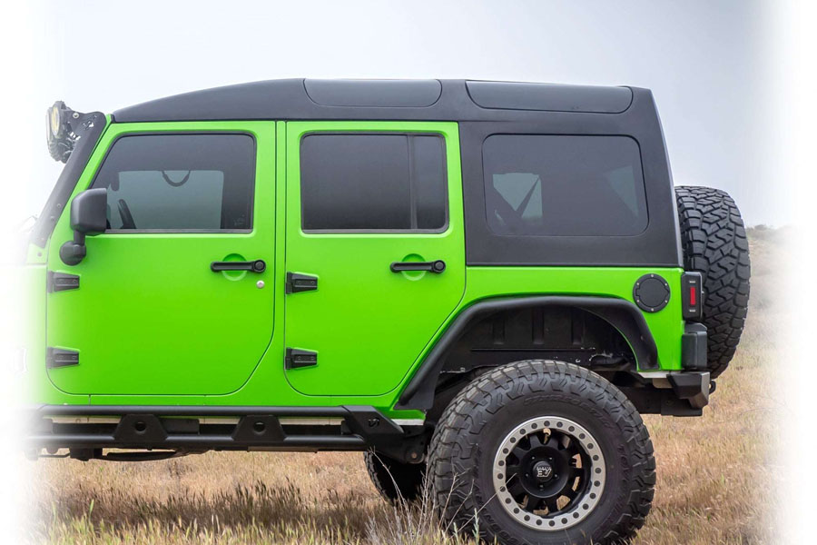 Turn Offroad Safari Style Hard Top, Primer w/ Insulated Black Foam Headliner - JK 4DR