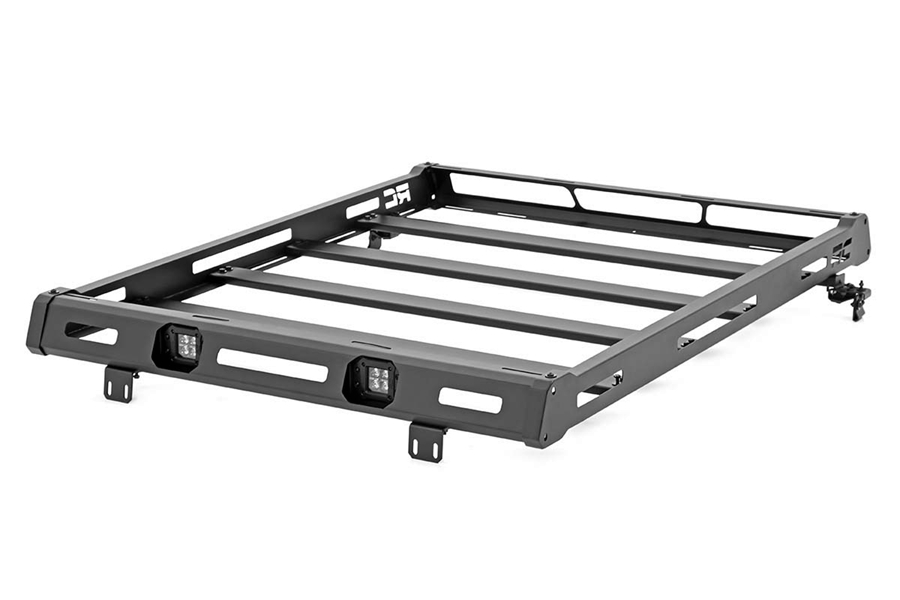 Rough Country Roof Rack System w/ Black-Series LED Lights  - JK