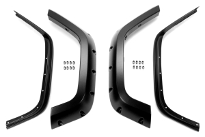 Bushwacker Extended Coverage Pocket Style Fender Flare Rear Pair - JK 2dr