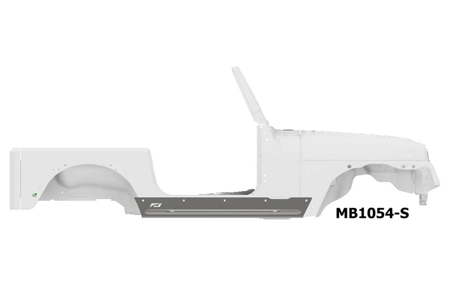 Motobilt Rocker Guards w/ Tube Step - Standard - TJ 