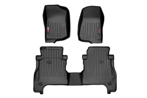 Rough Country Heavy Duty Front and Rear Floor Mats  - JT