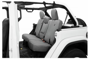 Bestop Rear Seat Covers w/o Armrest -Charcoal - JL 4dr